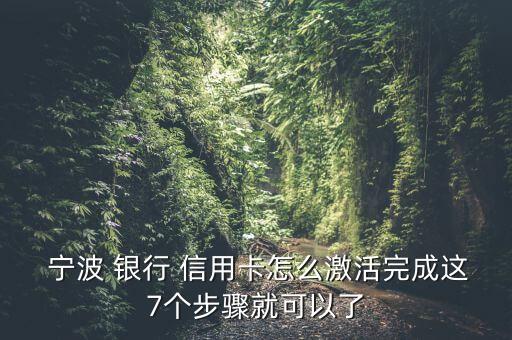 宁波银行信用卡怎么绑定app