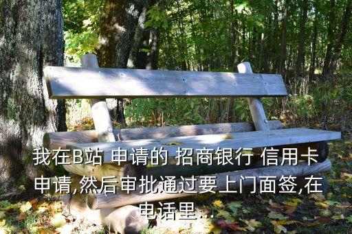 b站招商银行信用卡申请进度,招商银行app怎么看信用卡申请进度
