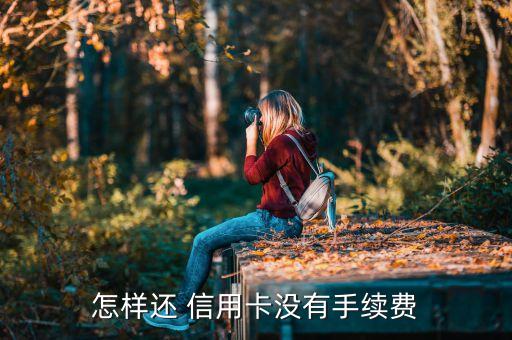 怎样还 信用卡没有手续费