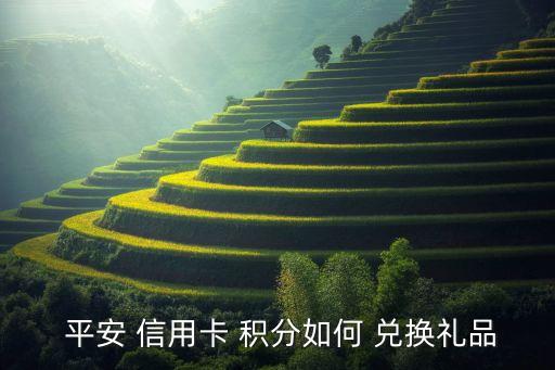  平安 信用卡 积分如何 兑换礼品