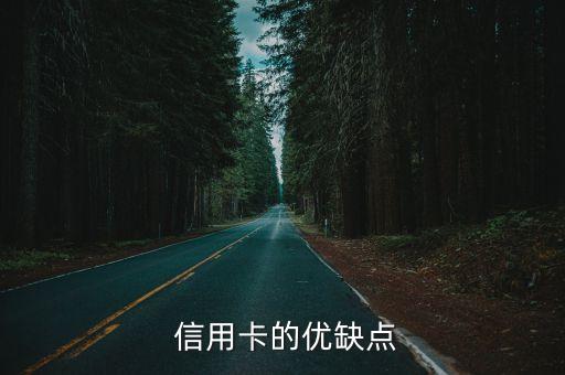  信用卡的优缺点