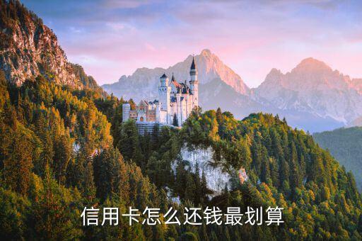  信用卡怎么还钱最划算