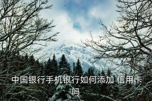 中国银行信用卡绑卡