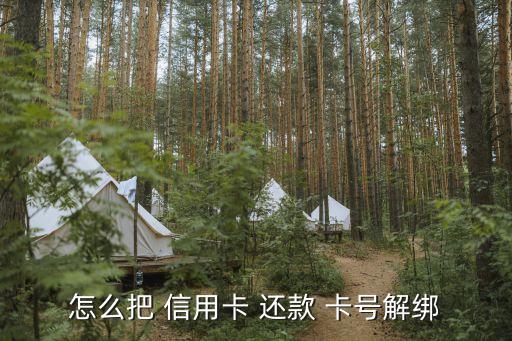 微信信用卡还款取消卡号,微信取消信用卡还款绑定