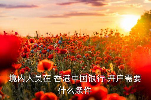 中银香港开户申请信用卡