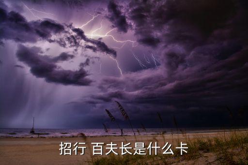 招商百夫长信用卡白金卡申请条件,招商美国运通百夫长黑金卡申请条件