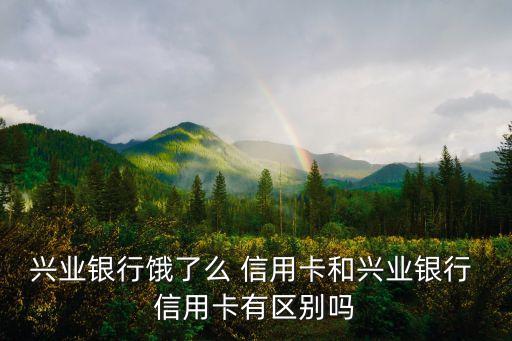 兴业银行饿了么 信用卡和兴业银行 信用卡有区别吗