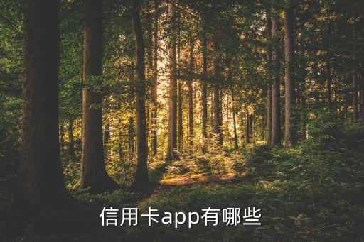 信用卡app有哪些