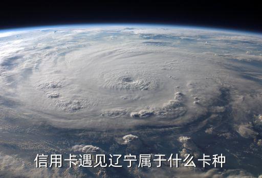 信用卡遇见辽宁属于什么卡种