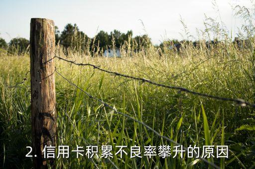 信用卡积累不良率，信用卡逾期率再创新高