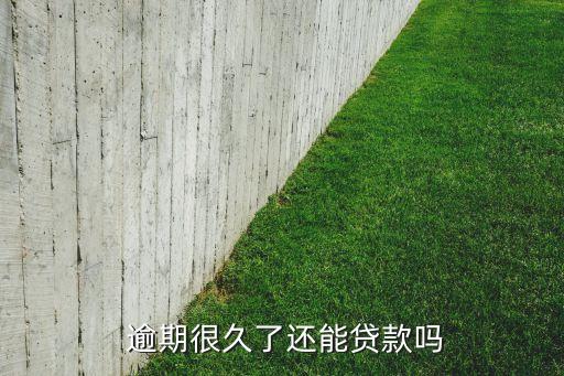  逾期很久了还能贷款吗