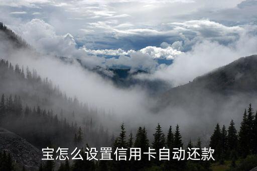 宝怎么设置信用卡自动还款