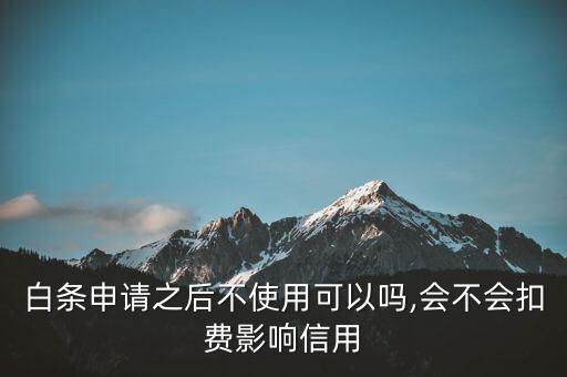 白条开着有没有影响信用,开白条有效果吗?