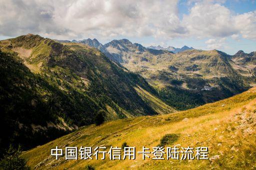 中国银行信用卡登陆流程