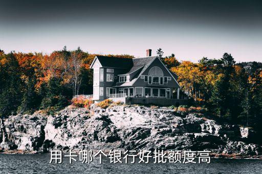 用卡哪个银行好批额度高