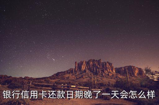 银行信用卡还款日期晚了一天会怎么样