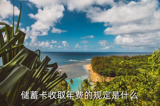 储蓄卡收取年费的规定是什么