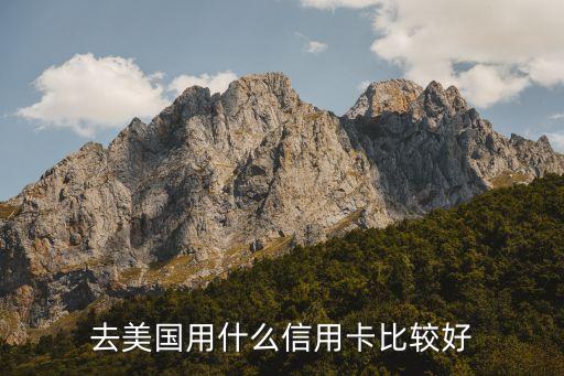 去美国用什么信用卡比较好