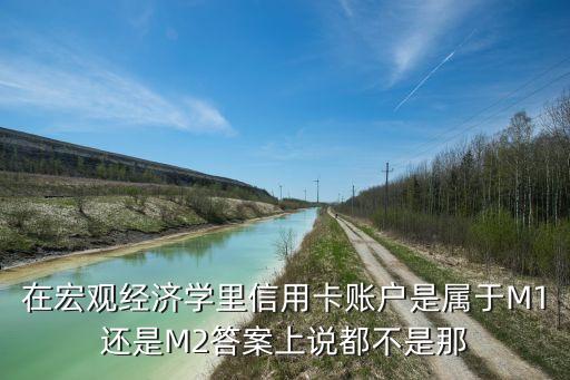 在宏观经济学里信用卡账户是属于M1还是M2答案上说都不是那