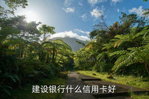 建设银行什么信用卡好