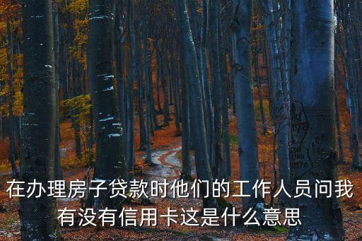 房贷信用卡是什么意思，农行房贷白金卡什么意思