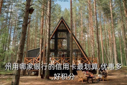 州用哪家银行的信用卡最划算,优惠多,好积分