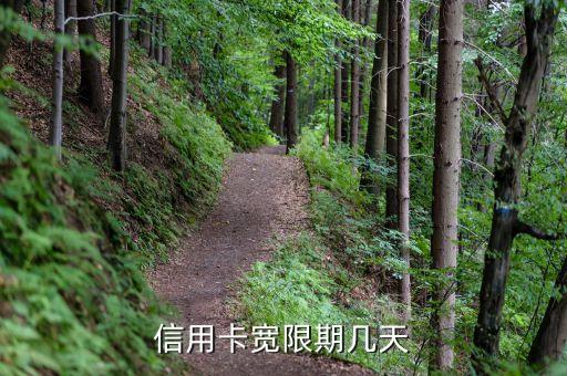 信用卡宽限期几天