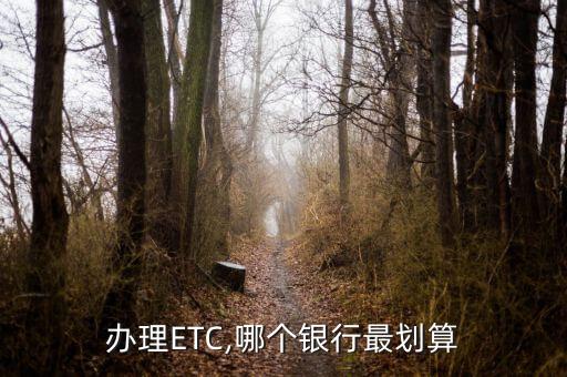 办理ETC,哪个银行最划算
