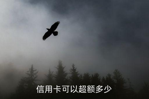 信用卡可以超额多少