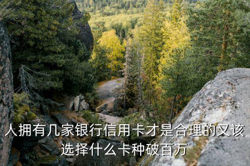 拥有百万信用卡额度,百万信用卡有哪些