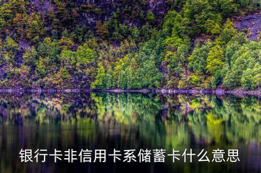 非信用卡什么意思，什么是非银行信用卡