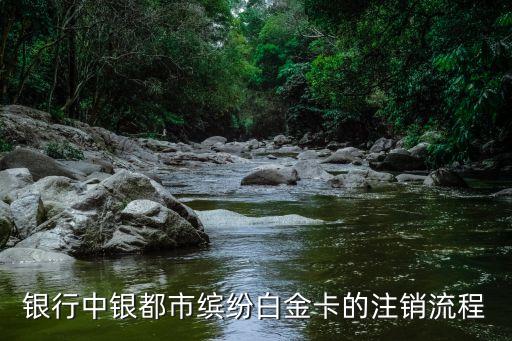银行中银都市缤纷白金卡的注销流程