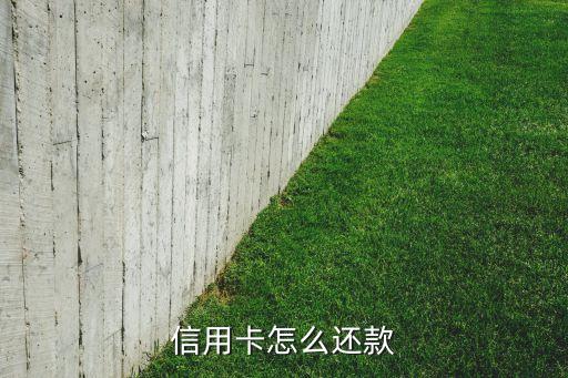 信用卡怎么还款