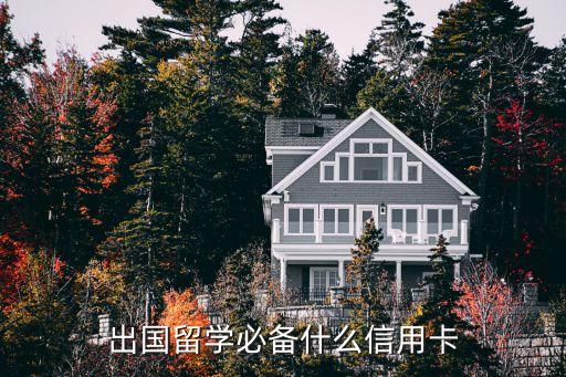 出国留学必备什么信用卡