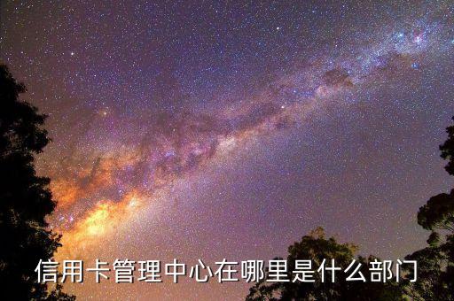 信用卡属于什么机构，信用卡的管理机构是银行么