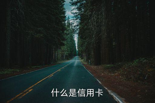 什么是信用卡