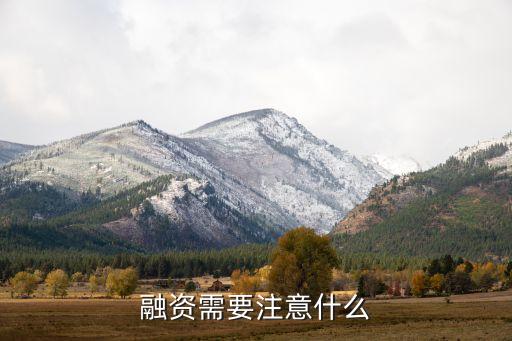 信用卡融资注意什么细节，融资需要注意什么