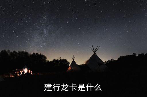 建行龙卡是什么