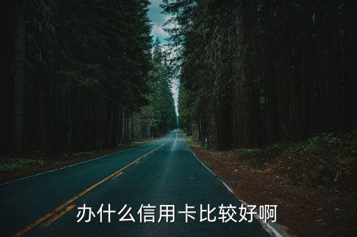 办什么信用卡比较好啊