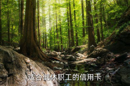 适合退休职工的信用卡
