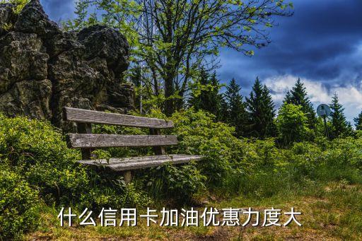 什么信用卡加油优惠力度大