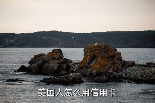 美国人怎么用信用卡