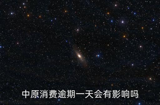 中原消费逾期一天会有影响吗