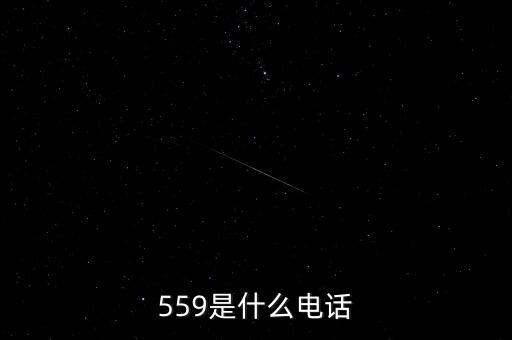 559是什么电话