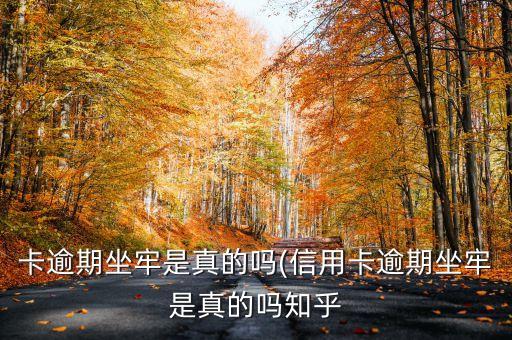 卡逾期坐牢是真的吗(信用卡逾期坐牢是真的吗知乎