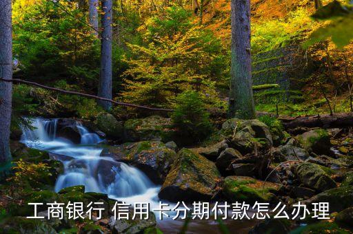 工商信用卡自动分期还款
