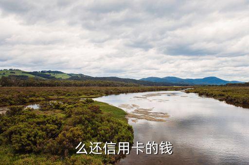 么还信用卡的钱
