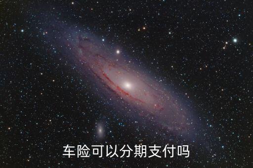 车险可以分期支付吗