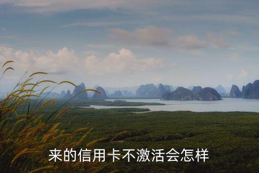 来的信用卡不激活会怎样