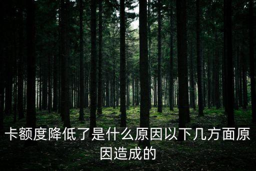自己降信用卡额度怎么回事,兴业的信用卡减免是怎么回事
